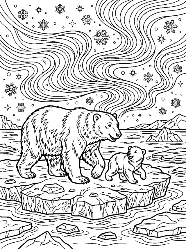 Polar Bear on the Ice