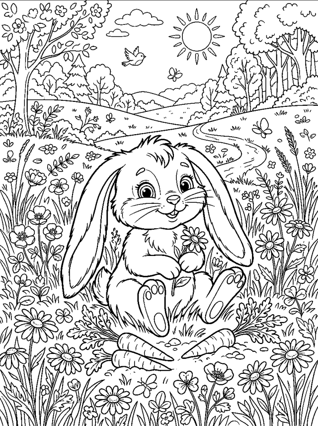 Bunny in the Meadow