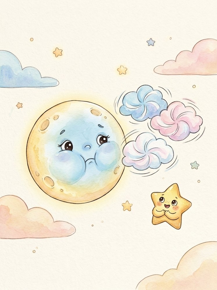 The Giggling Stars and the Sleepy Moon — 4