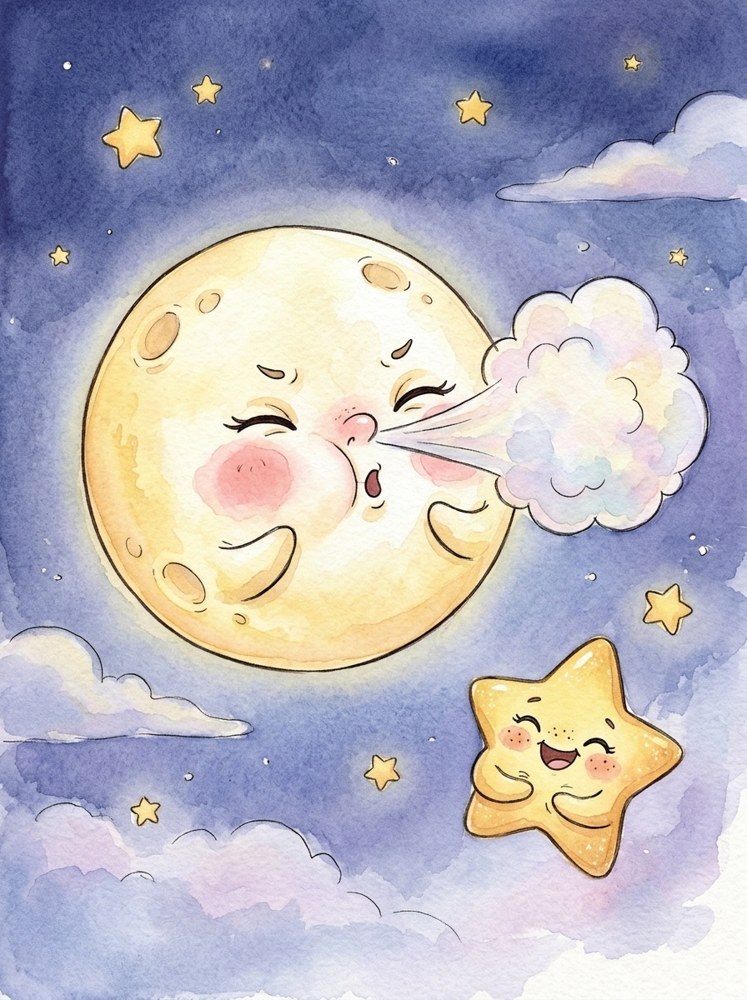 The Giggling Stars and the Sleepy Moon — 5