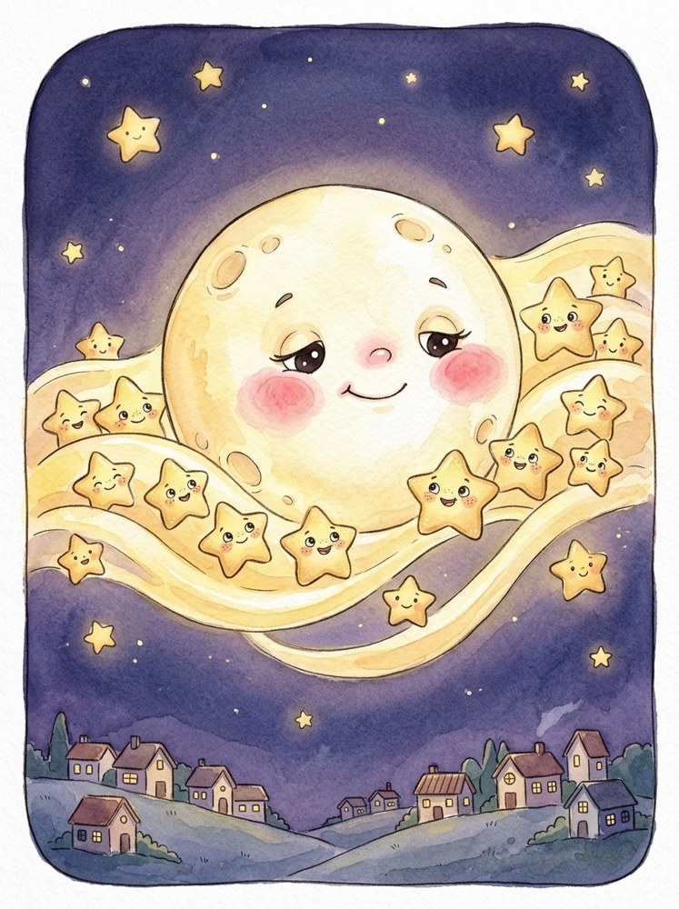 The Giggling Stars and the Sleepy Moon — 7